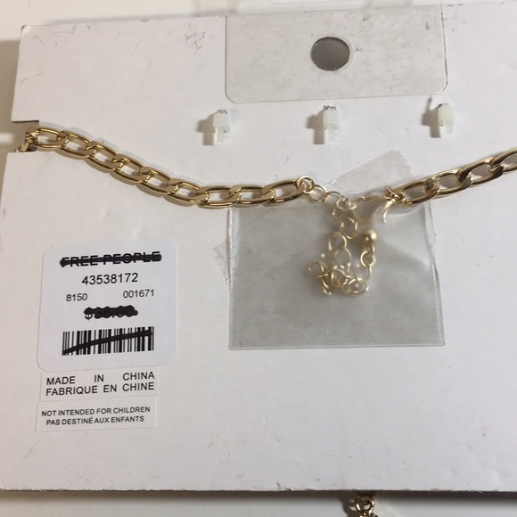 Free People Mix N Match charm necklace gold tone - Picture 7 of 7